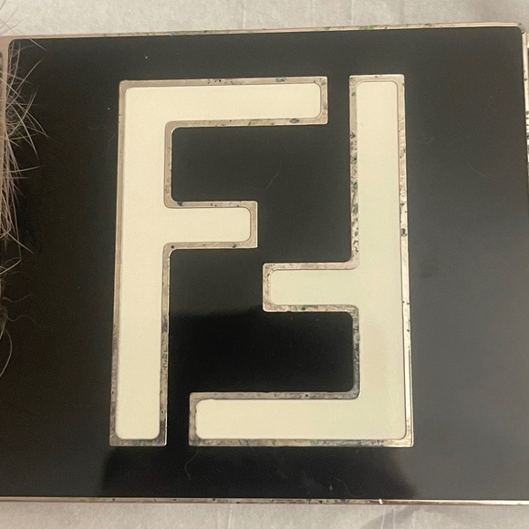 Fendi FF Elastic and FUR Belt Double F ITALY 23.5 inches STRETCH - Picture 15 of 16